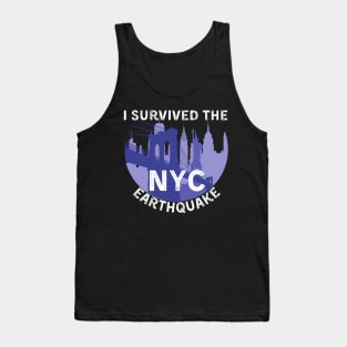 I Survived The NYC Earthquake New York City Earthquake 2024 Tank Top